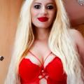 Blonder Sexengel Sunny. Bild